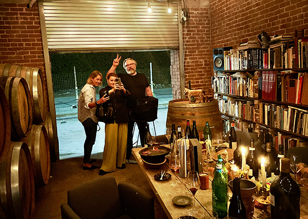 Nina West leading the pruning crew in February 2022